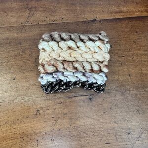 Orly Genger x Jaclyn Mayer for VPL FW10 Chunky Knit Rope Chain Cuff Bracelet